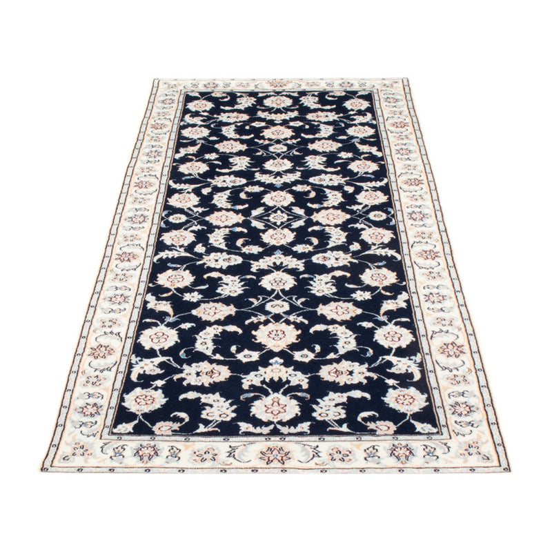 Läufer Perser - Nain - Royal - 200 x 80 cm - dunkelblau