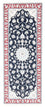 Läufer Perser - Nain - Royal - 203 x 81 cm - dunkelblau