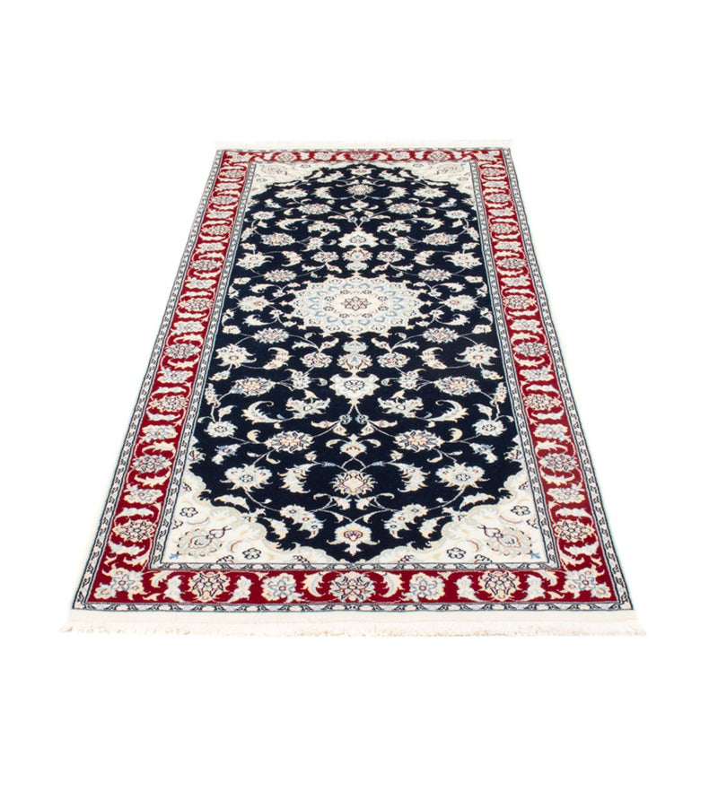 Läufer Perser - Nain - Royal - 203 x 81 cm - dunkelblau