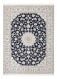 Perserteppich - Nain - Premium - 198 x 150 cm - dunkelblau