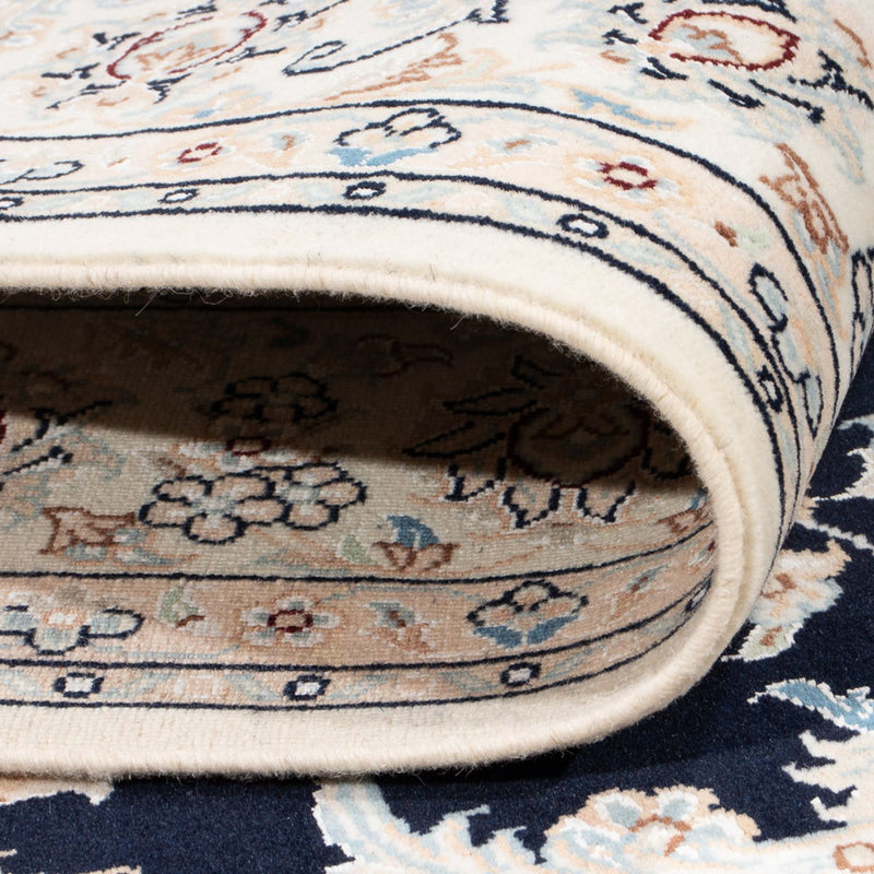 Perserteppich - Nain - Premium - 198 x 150 cm - dunkelblau