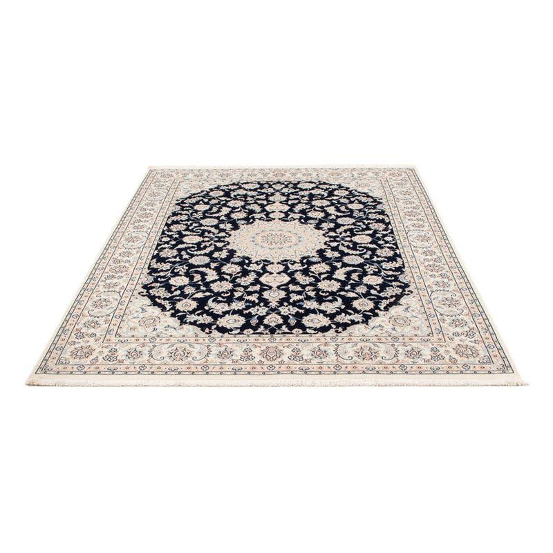 Perserteppich - Nain - Premium - 198 x 150 cm - dunkelblau