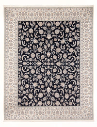 Tapis persan - Nain - Premium - 305 x 248 cm - bleu foncé