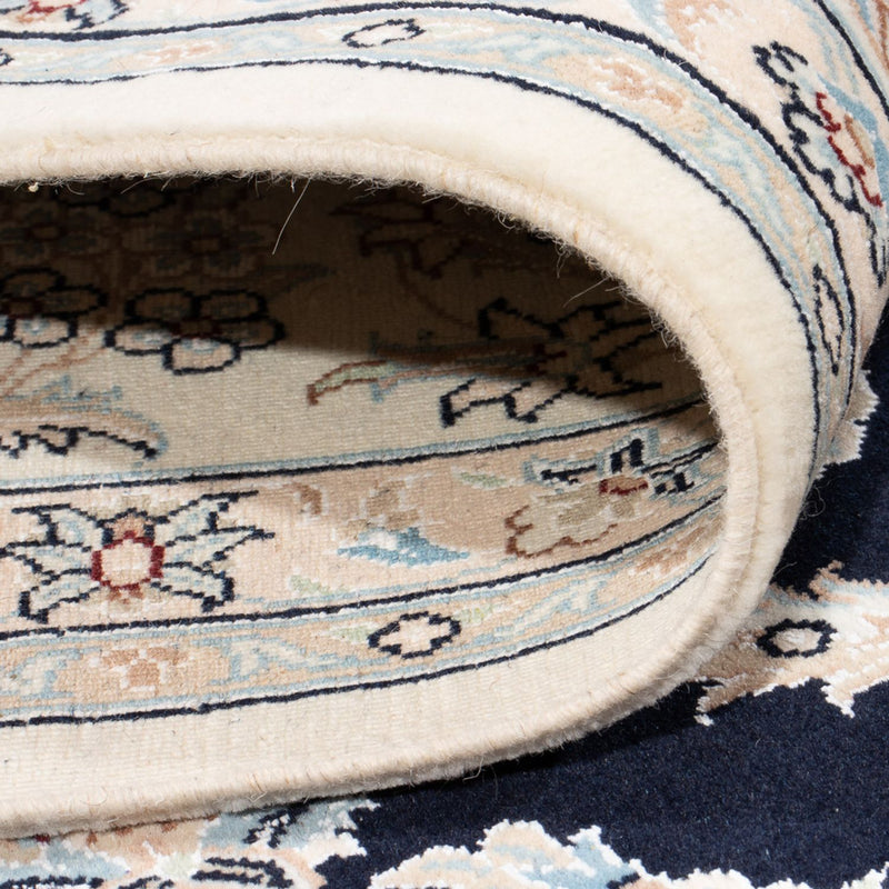 Perserteppich - Nain - Premium - 305 x 248 cm - dunkelblau