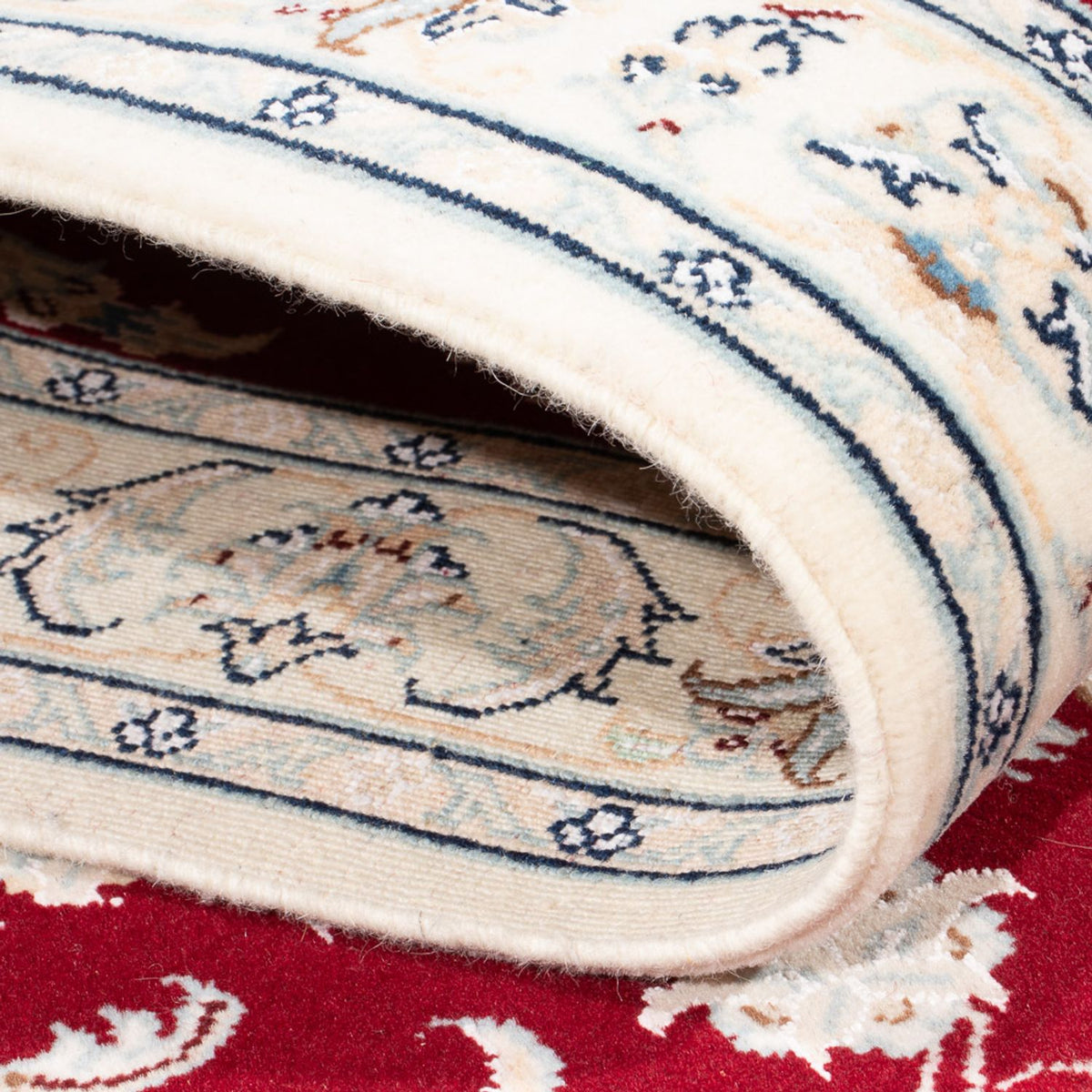 Läufer Perser - Nain - Premium - 295 x 81 cm - rot