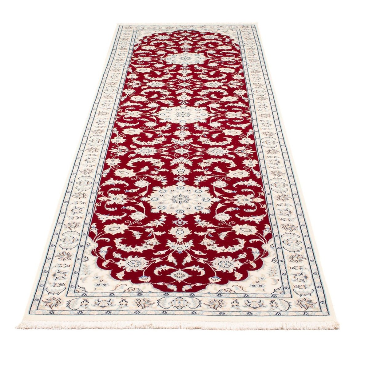 Läufer Perser - Nain - Premium - 295 x 81 cm - rot