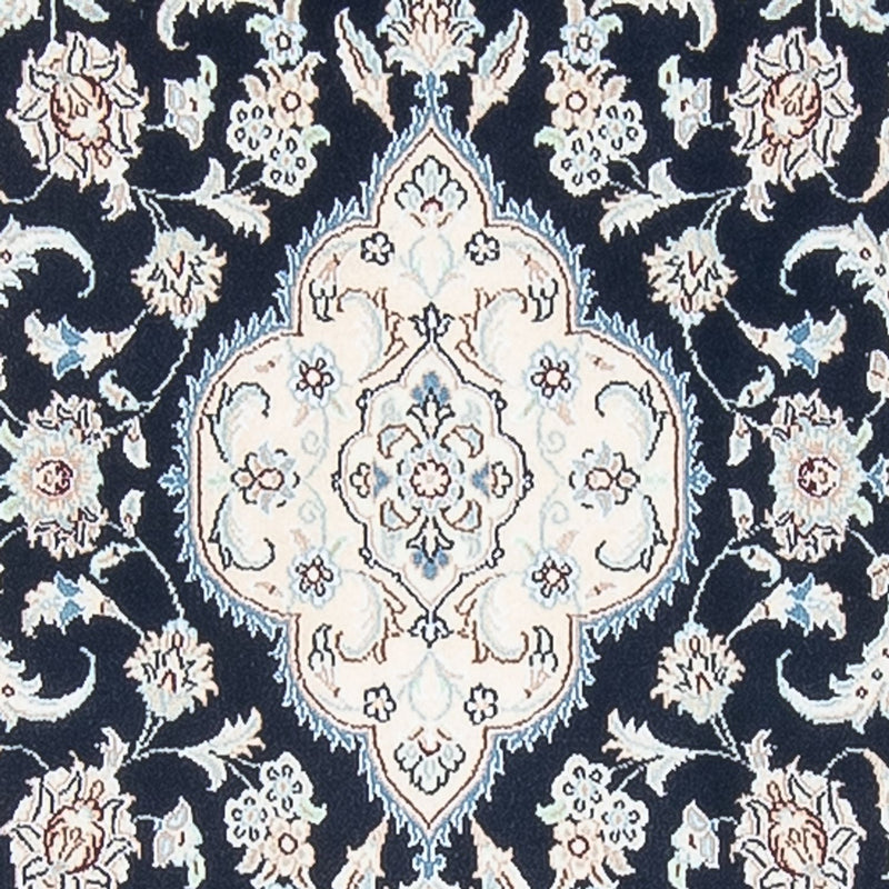 Läufer Perser - Nain - Premium - 388 x 88 cm - dunkelblau