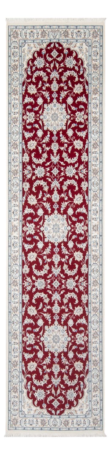 Läufer Perser - Nain - Premium - 298 x 83 cm - rot