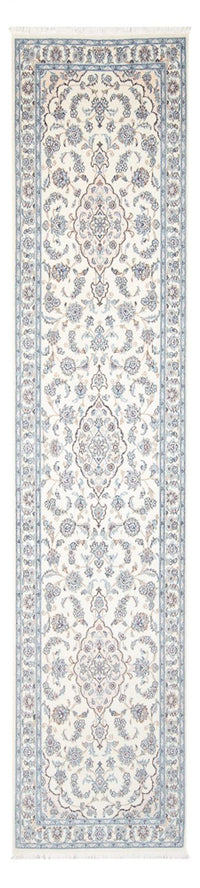 Tapis de couloir Tapis persan - Nain - Premium - 346 x 84 cm - crème