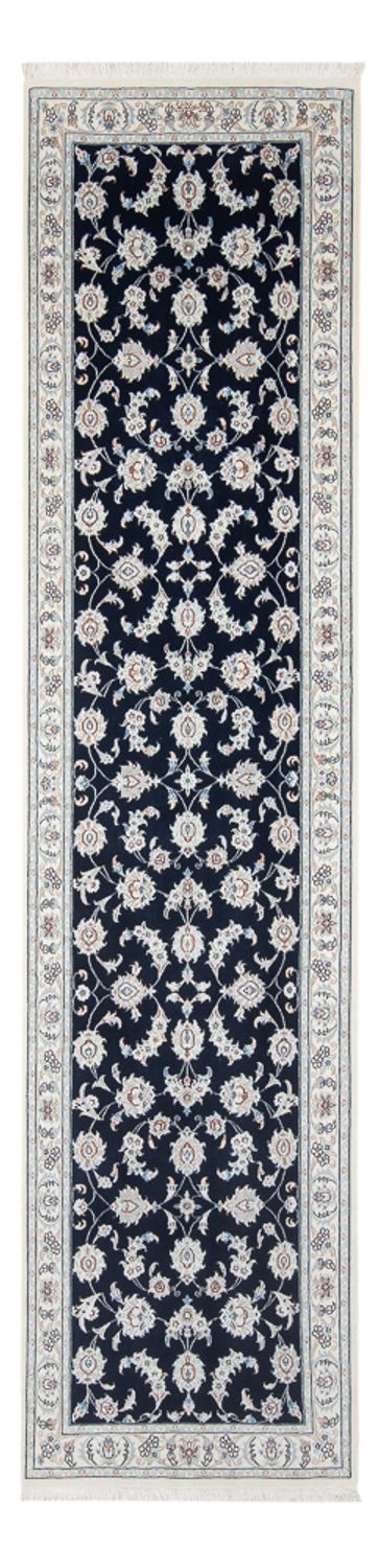 Läufer Perser - Nain - Premium - 301 x 82 cm - dunkelblau