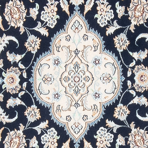 Läufer Perser - Nain - Premium - 400 x 90 cm - dunkelblau