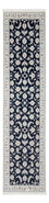 Läufer Perser - Nain - Premium - 302 x 82 cm - dunkelblau