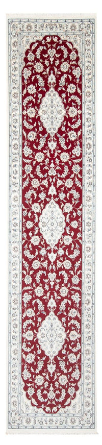 Tapis de couloir Tapis persan - Nain - Premium - 354 x 86 cm - rouge