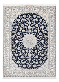 Tapis persan - Nain - Premium - 200 x 150 cm - bleu foncé