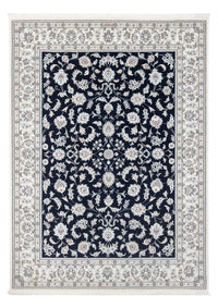 Tapis persan - Nain - Premium - 203 x 150 cm - bleu foncé