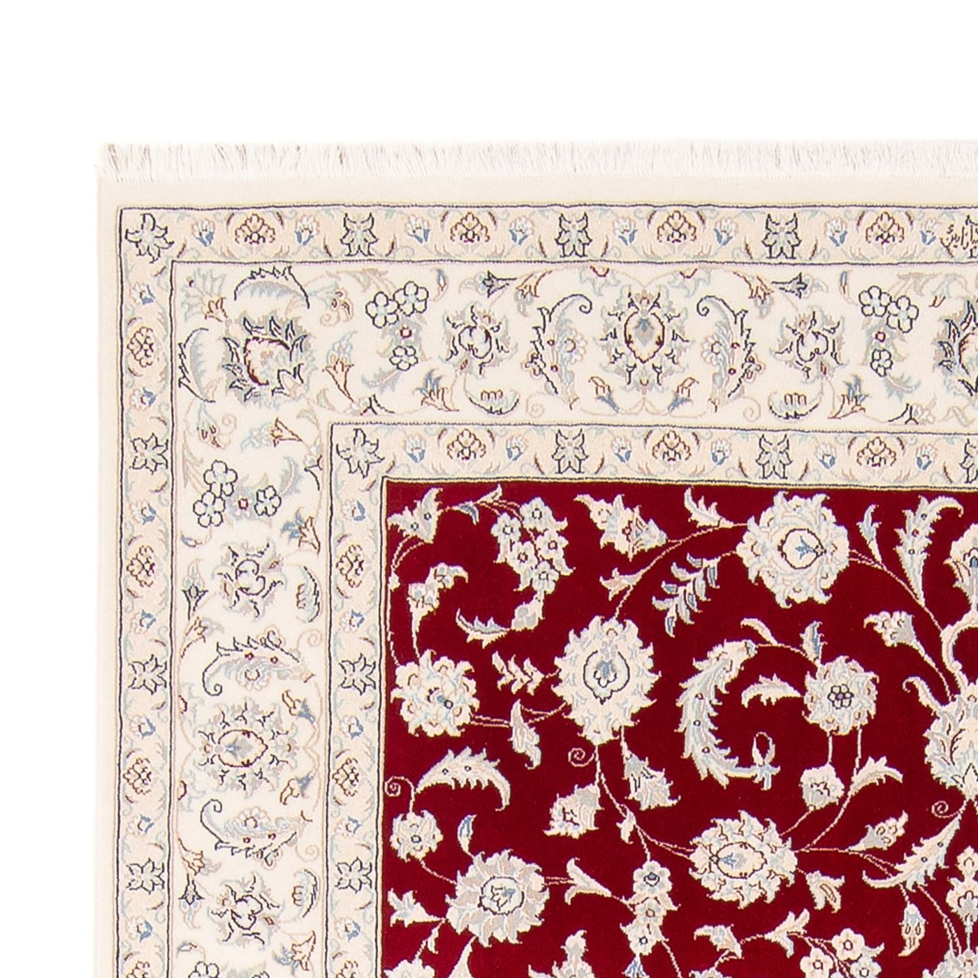 Perserteppich - Nain - 234 x 170 cm - rot