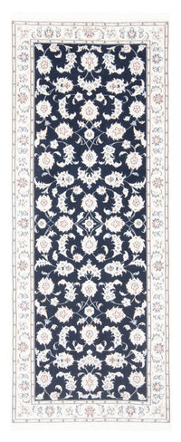 Tappeto corsia Tappeto Persero - Nain - Reale - 194 x 80 cm - blu scuro
