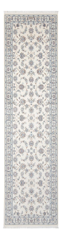 Tapis de couloir Tapis persan - Nain - Premium - 301 x 83 cm - crème