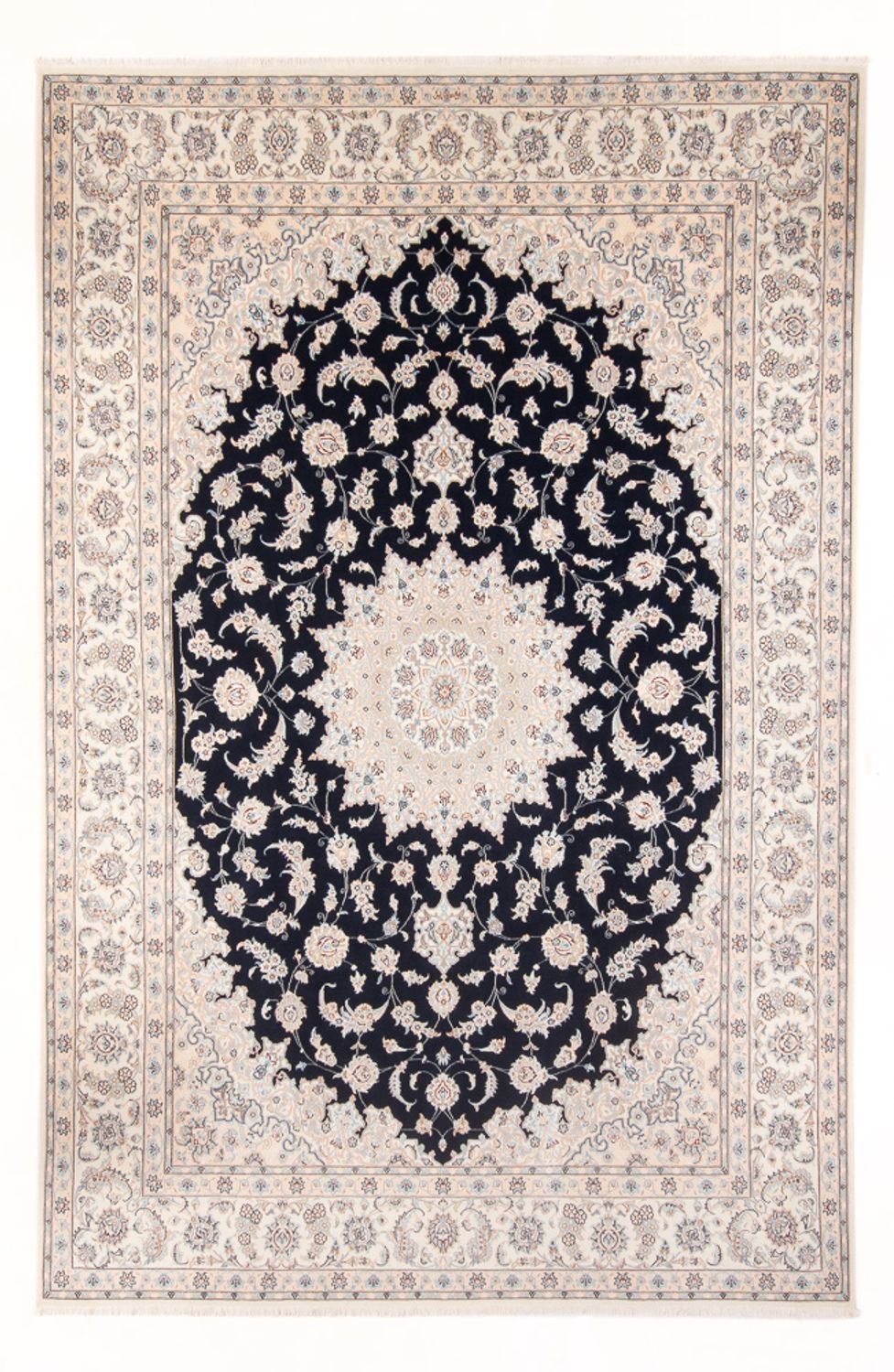 Perserteppich - Nain - Premium - 347 x 247 cm - dunkelblau
