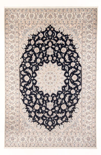Tapis persan - Nain - Premium - 347 x 247 cm - bleu foncé
