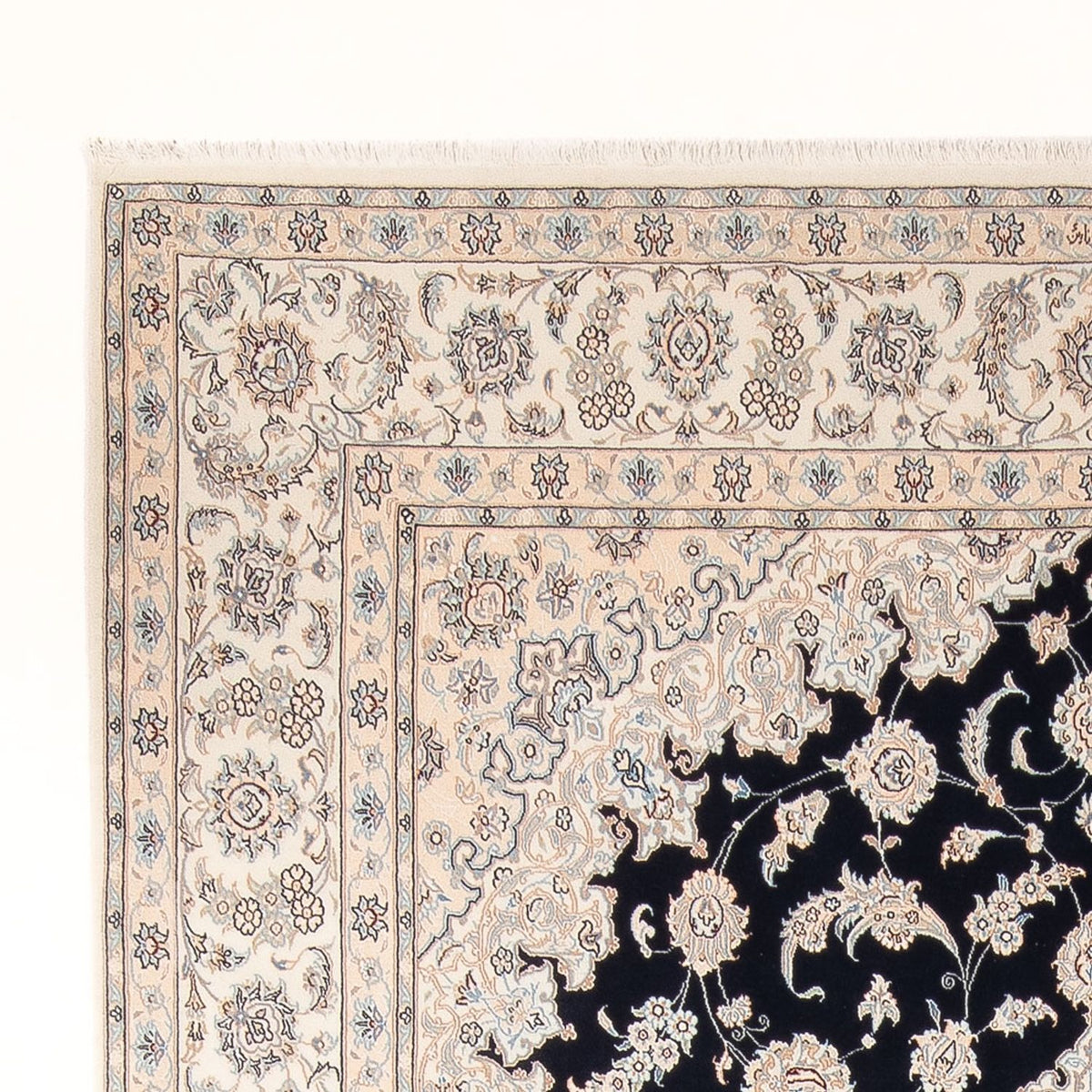 Perserteppich - Nain - Premium - 347 x 247 cm - dunkelblau