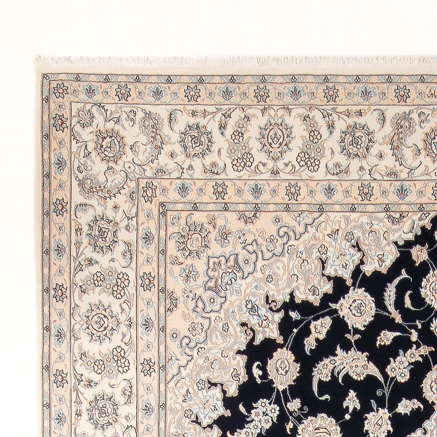 Perserteppich - Nain - Premium - 347 x 247 cm - dunkelblau