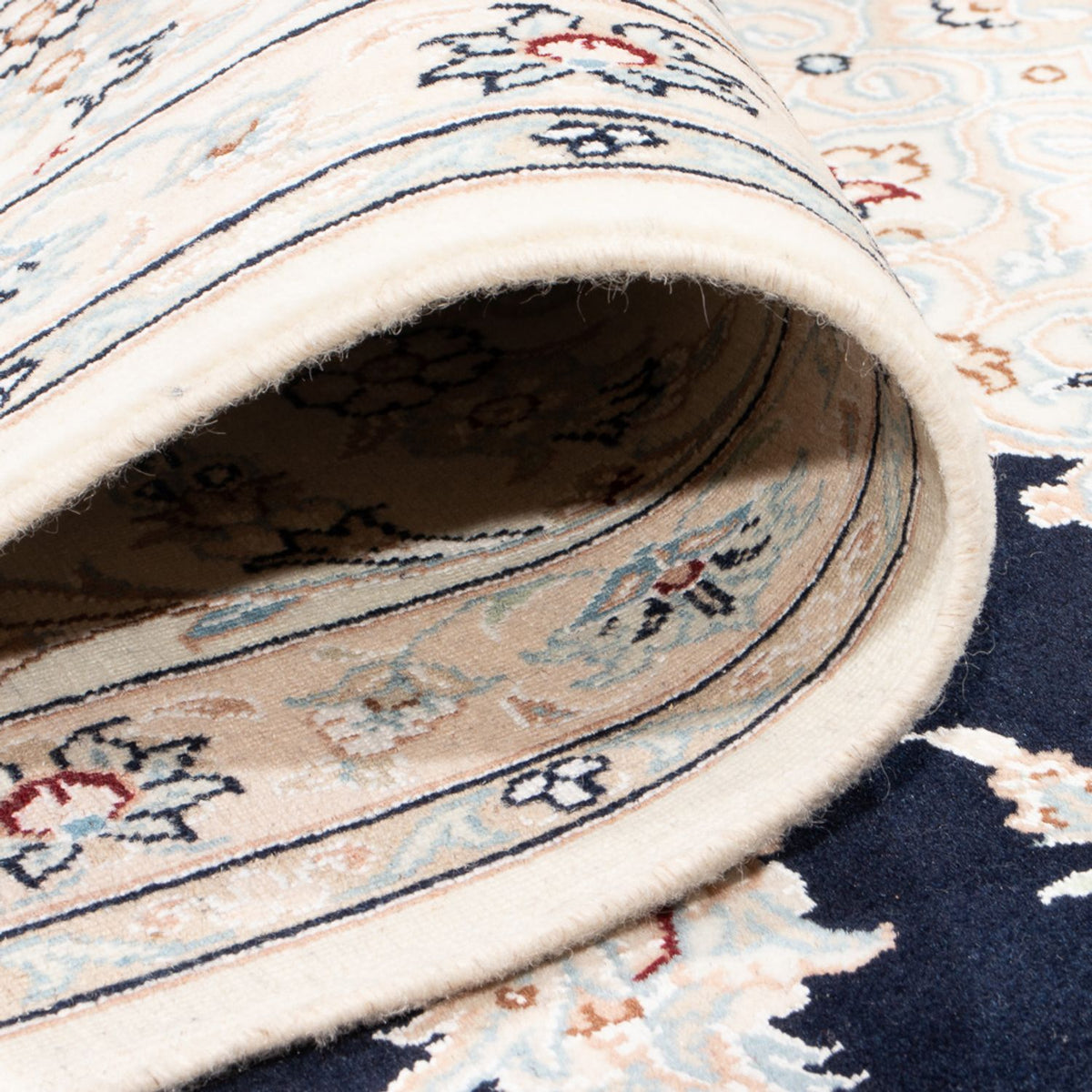 Perserteppich - Nain - Premium - 347 x 247 cm - dunkelblau