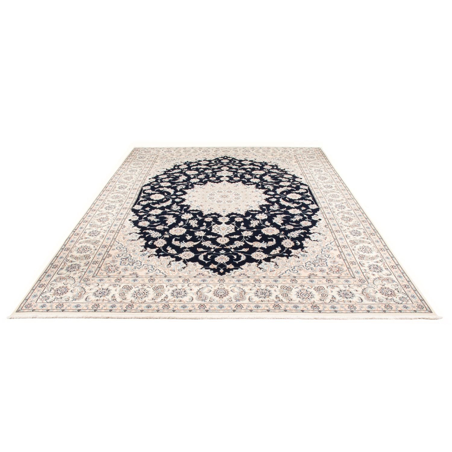 Perserteppich - Nain - Premium - 347 x 247 cm - dunkelblau