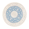 Nain Tapis 197x202cm - Tapis persan - bleu clair - Rond / Bleu clair / 197 x 202 cm Rond