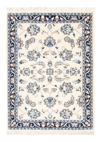 Tapis persan - Nain - 85 x 60 cm - crème