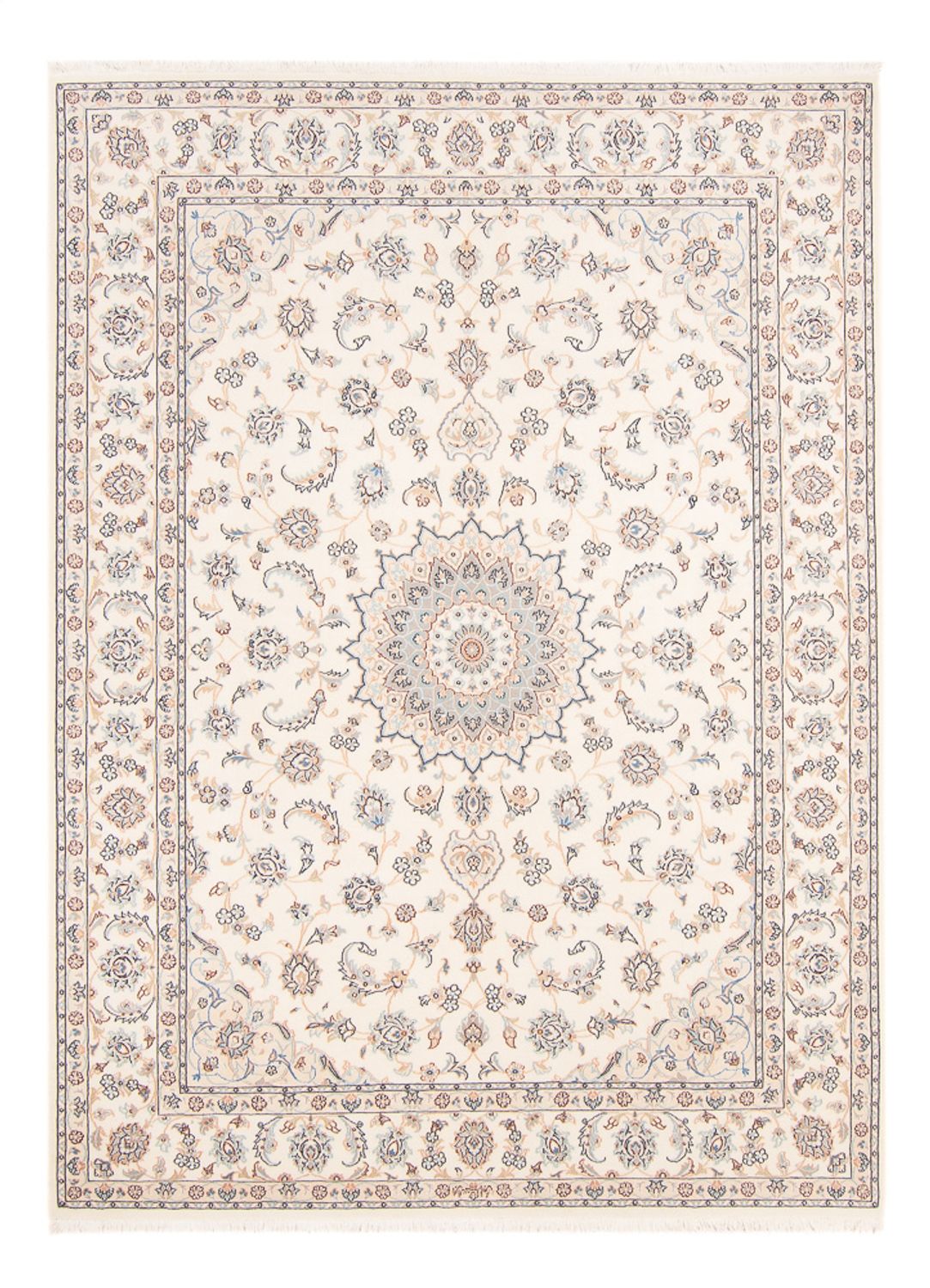 Perserteppich - Nain - 228 x 170 cm - creme