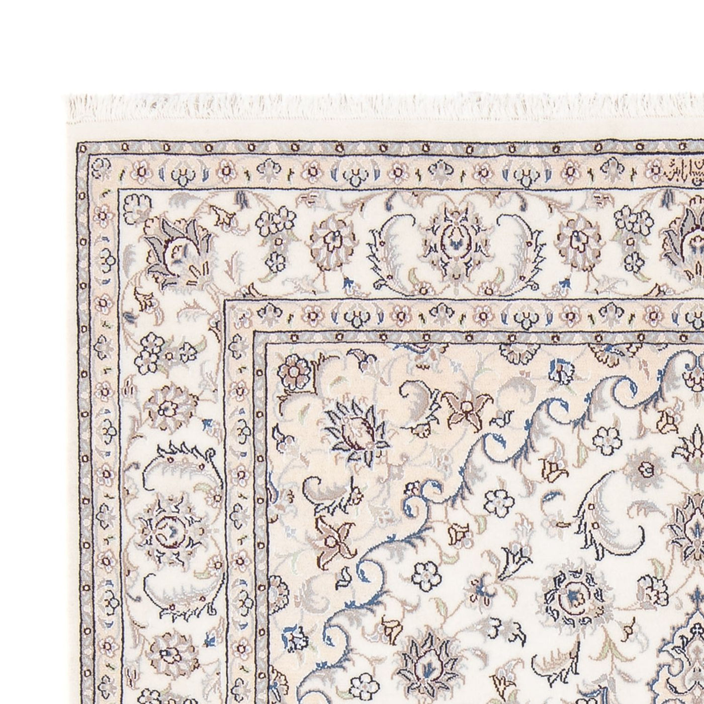 Perserteppich - Nain - Premium - 204 x 150 cm - creme