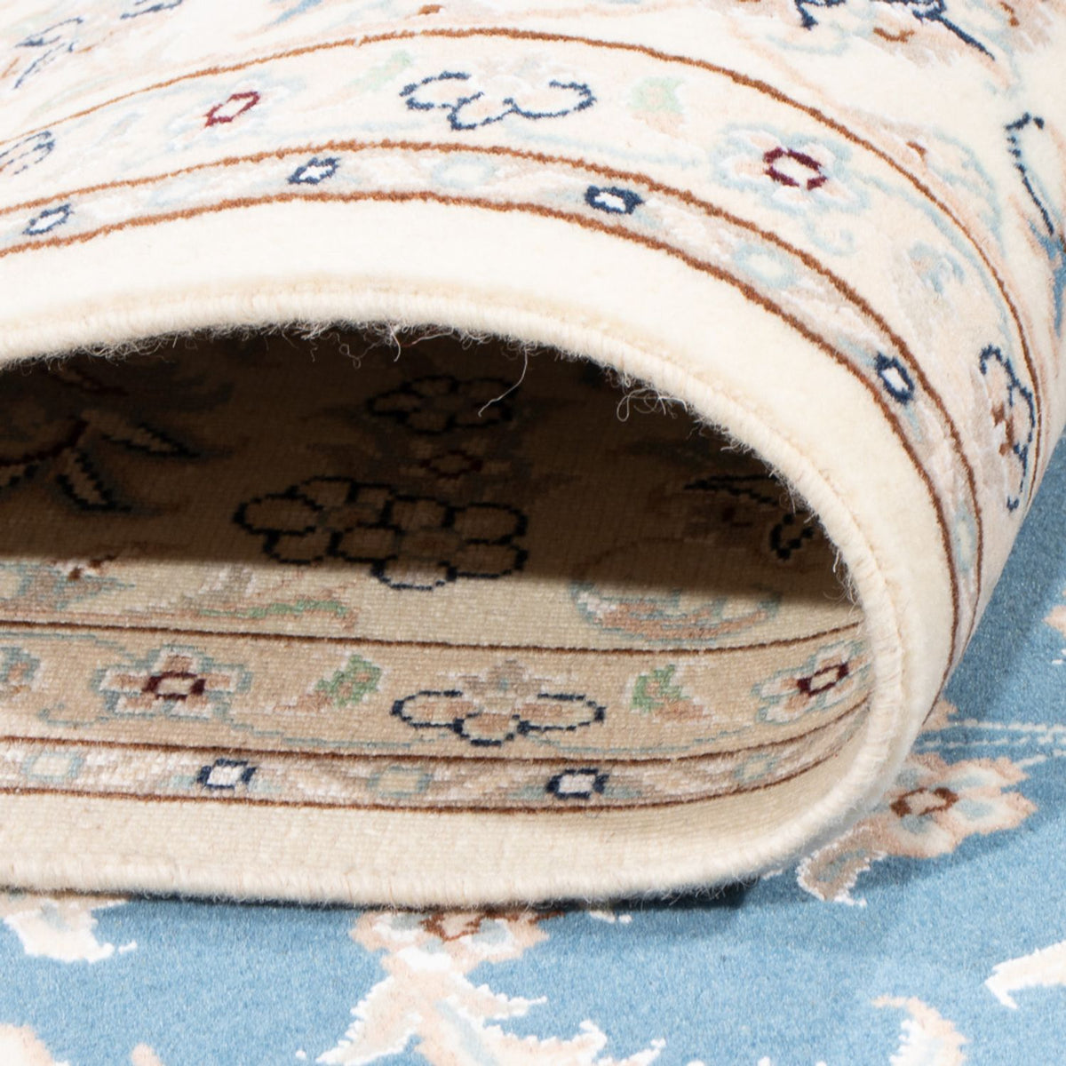 Perserteppich - Nain - Premium - 203 x 150 cm - blau