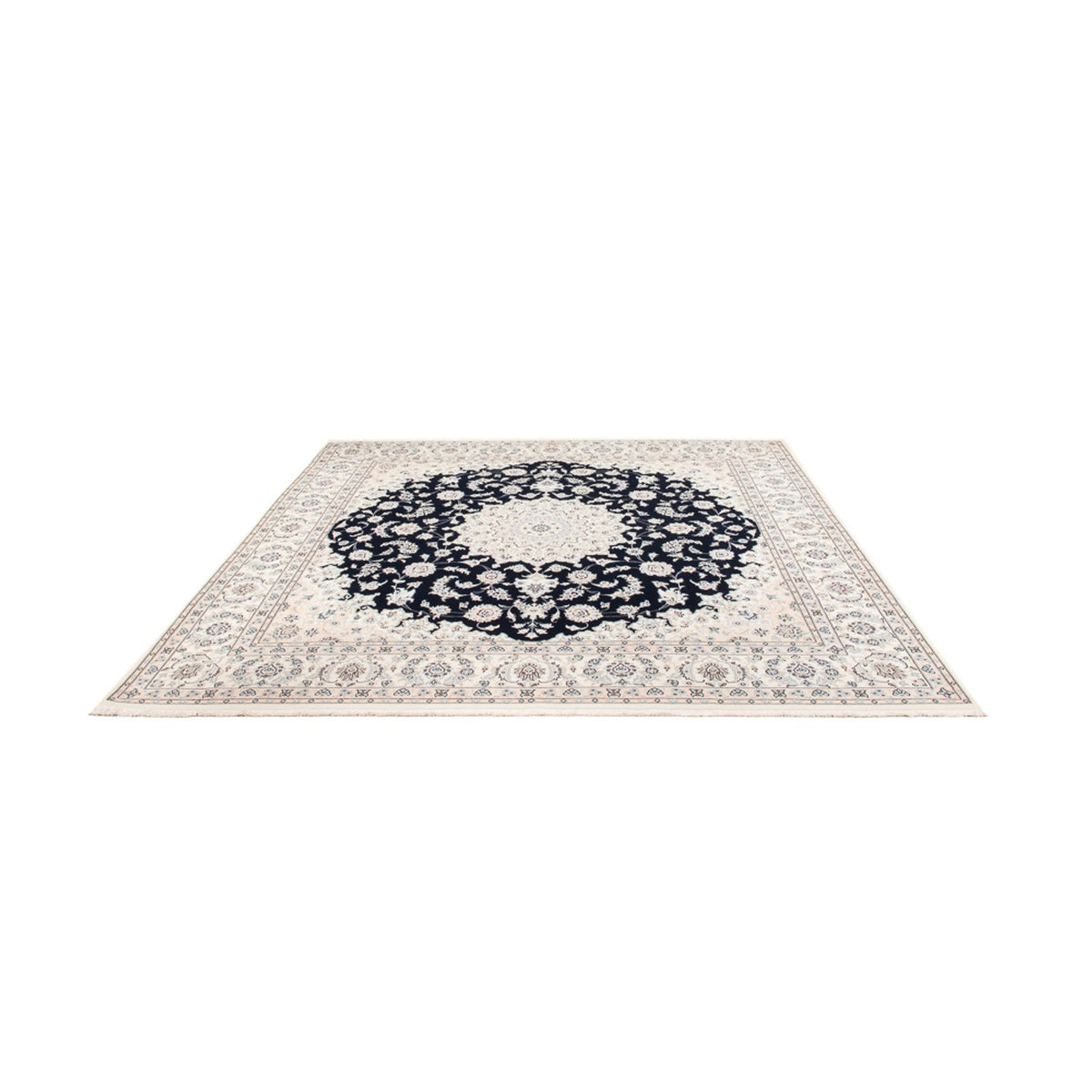 Perserteppich - Nain - 264 x 246 cm - dunkelblau