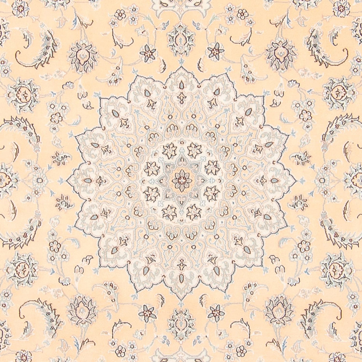 Perserteppich - Nain - 250 x 208 cm - lachs