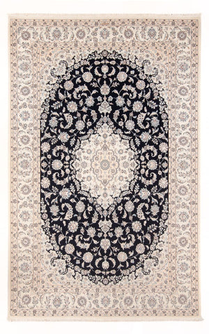 Perserteppich - Nain - Premium - 300 x 200 cm - dunkelblau