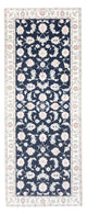 Läufer Perser - Nain - Royal - 203 x 80 cm - dunkelblau