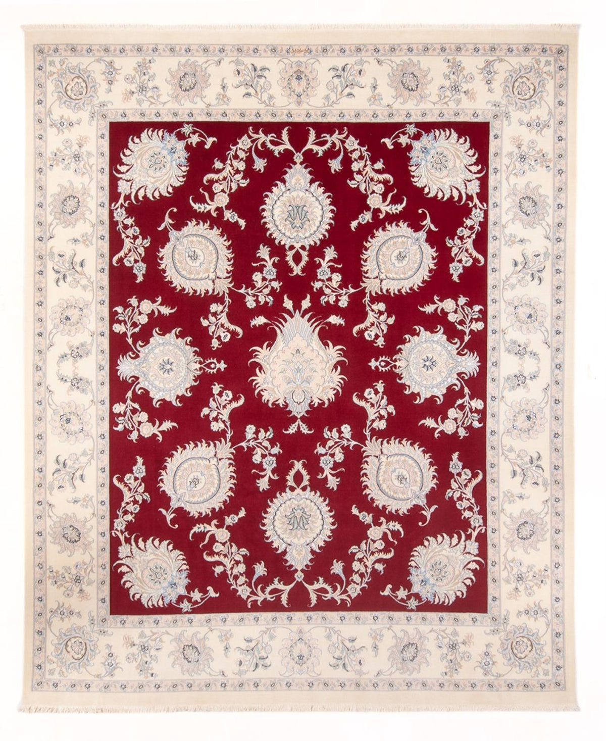 Perserteppich - Nain - Premium - 291 x 247 cm - rot