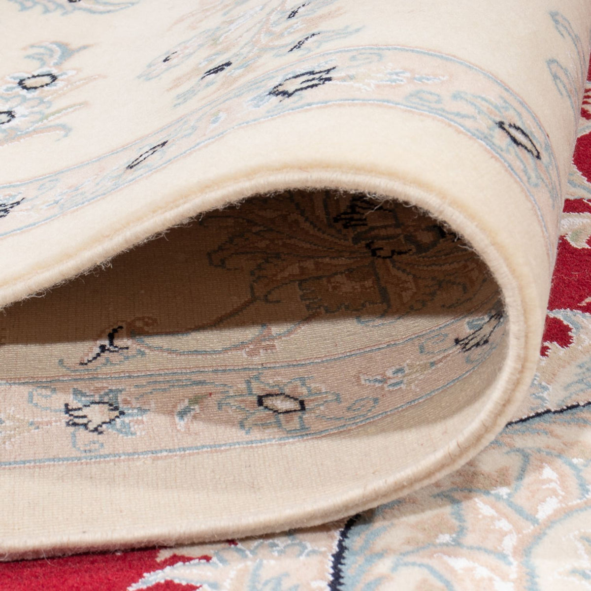 Perserteppich - Nain - Premium - 291 x 247 cm - rot