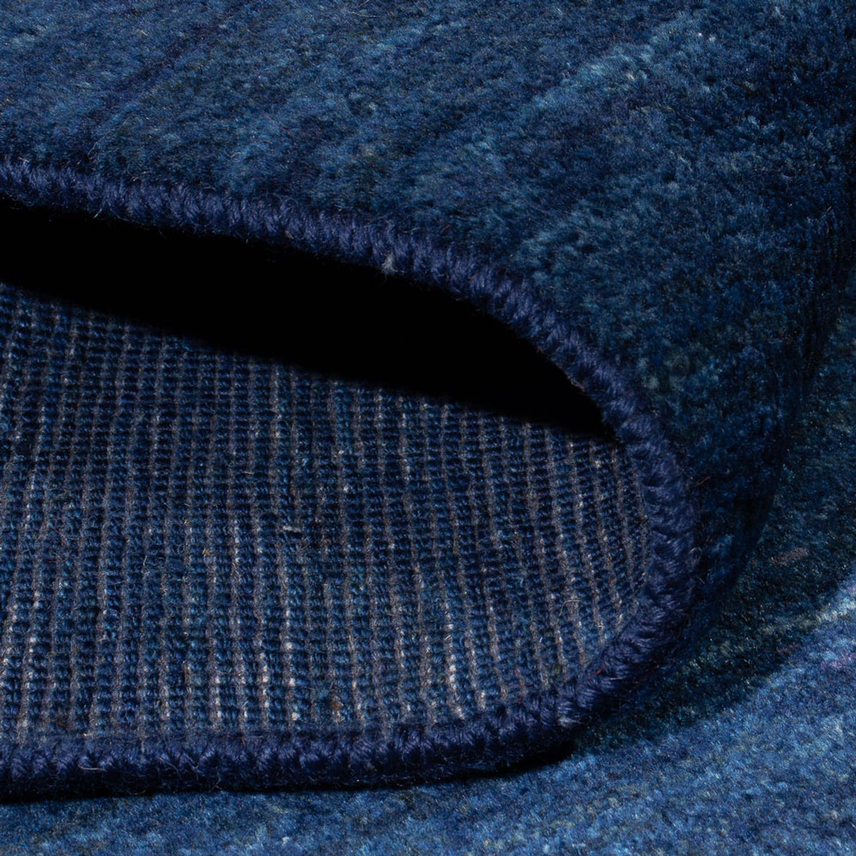 Gabbeh Teppich - Perser - 188 x 149 cm - dunkelblau