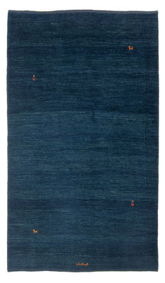 Tapis Gabbeh - Persan - 216 x 132 cm - bleu foncé