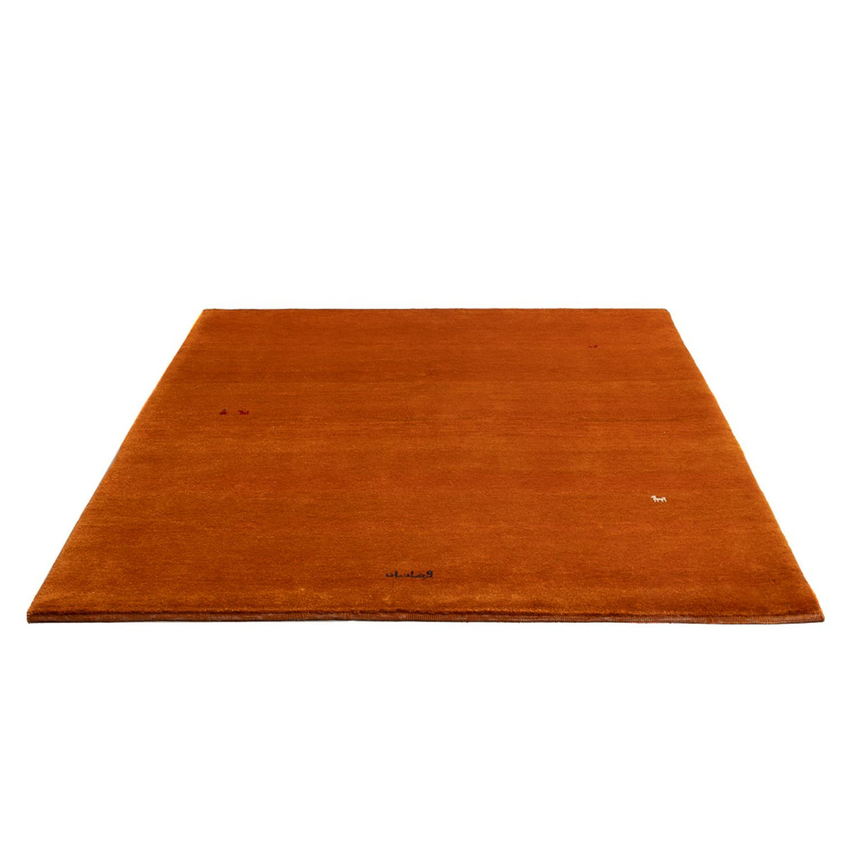 Gabbeh Teppich - Perser - 193 x 153 cm - orange