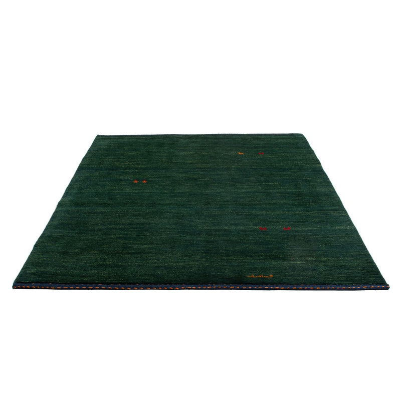 Gabbeh Teppich - Perser - 205 x 140 cm - dunkelgrün