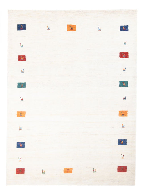 Gabbeh Teppich - Perser - 201 x 149 cm - mehrfarbig
