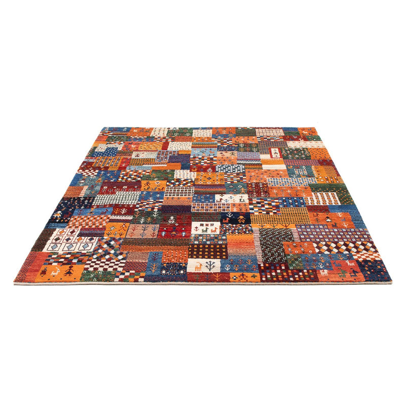 Gabbeh Teppich - Perser - 198 x 148 cm - mehrfarbig