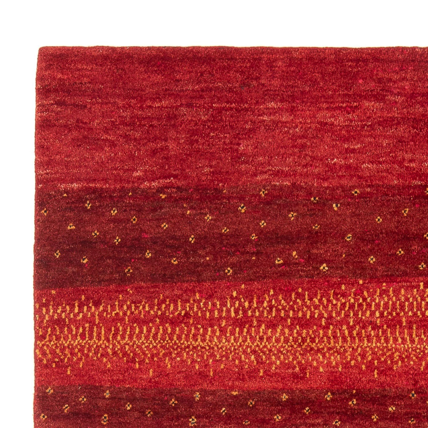 Gabbeh Persisch Teppich 190x151cm - Perserteppich Wollteppich