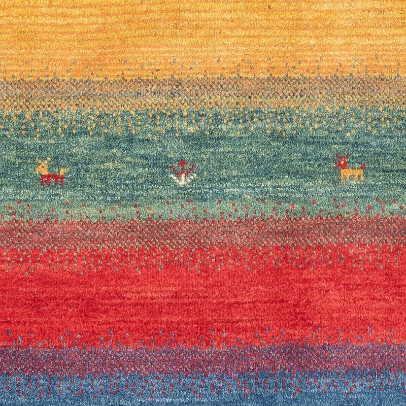 Gabbeh Teppich - Perser - 152 x 108 cm - mehrfarbig