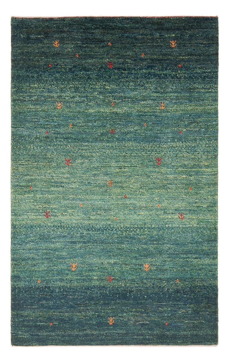 Gabbeh Teppich - Perser - 152 x 100 cm - dunkelgrün