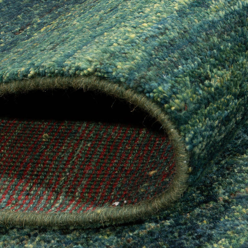 Gabbeh Teppich - Perser - 152 x 100 cm - dunkelgrün
