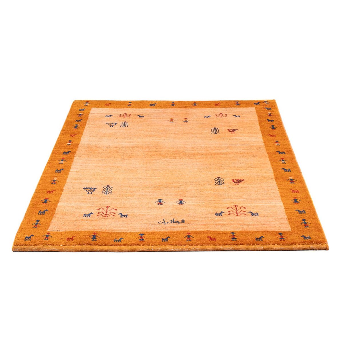 Gabbeh Teppich - Perser - 149 x 99 cm - mehrfarbig